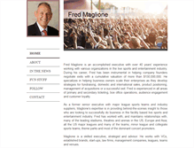 Tablet Screenshot of fredmaglione.com